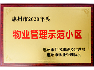 项目荣誉牌匾