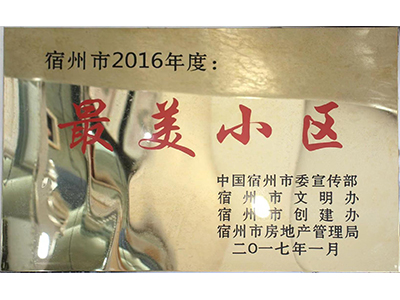 项目荣誉牌匾
