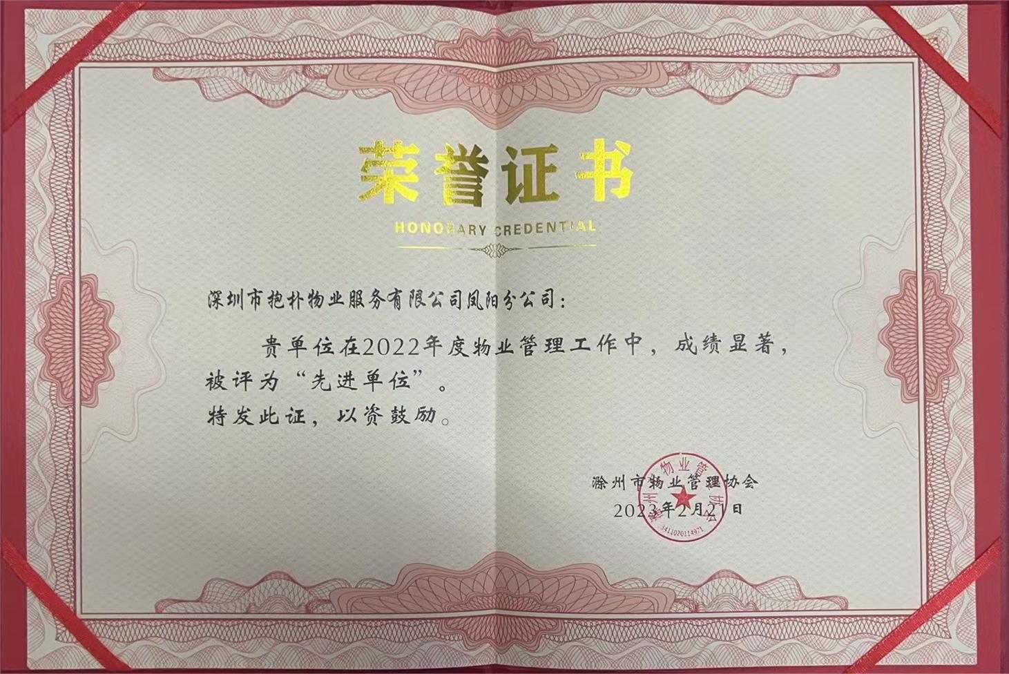 项目荣誉牌匾